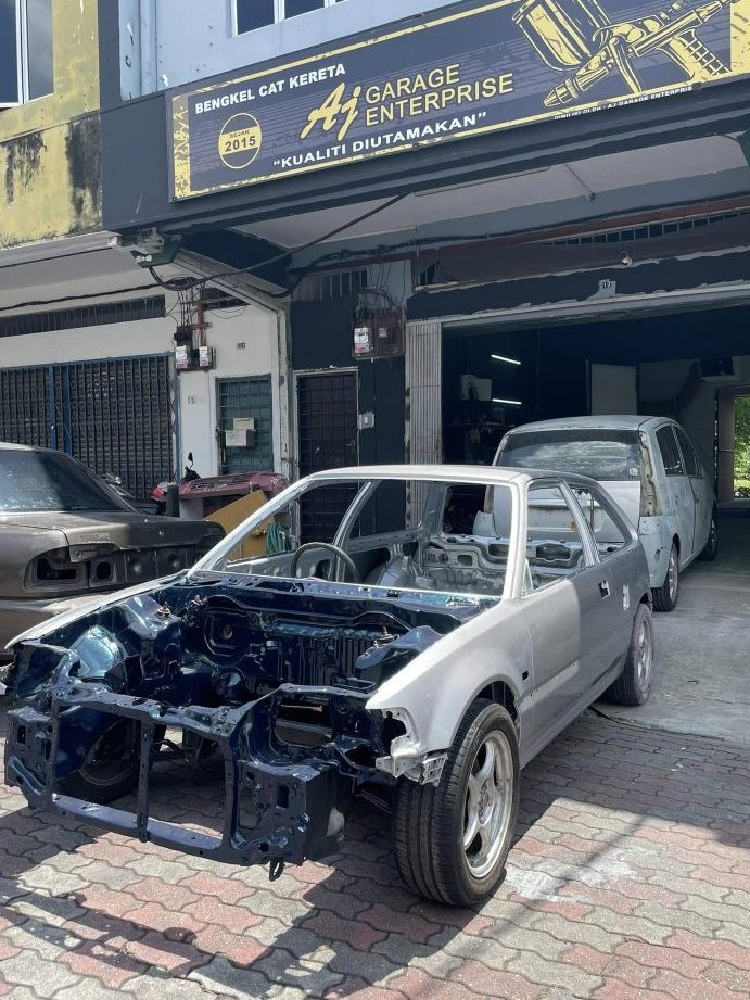 aj garage enterprise kedai mengecat kenderaan 1