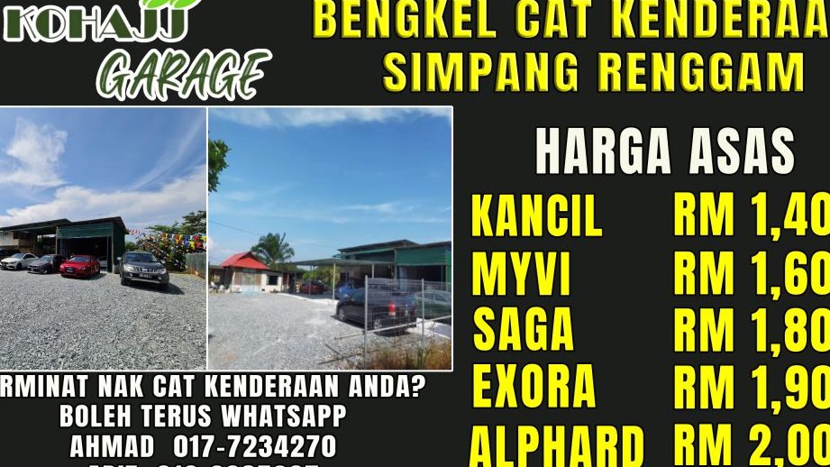 bengkel cat kohajj garage