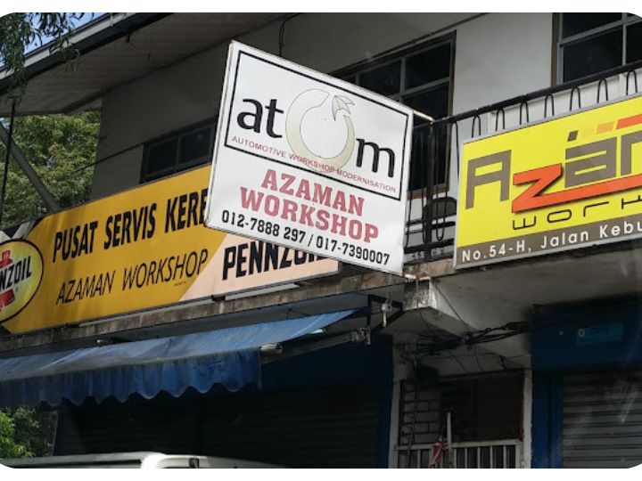 bengkel kereta azaman workshop jb pusat service dan aircond battery jb