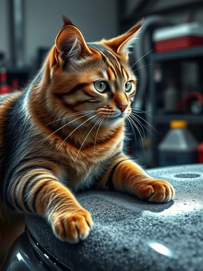 cat kereta danny auto spray 1