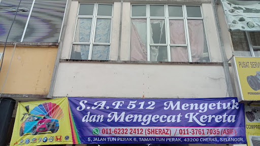 SAF 512 Ketuk Dan Cat Kereta