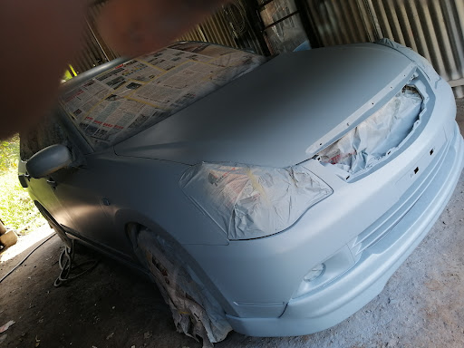 Cat kereta parit raja.(miceng)