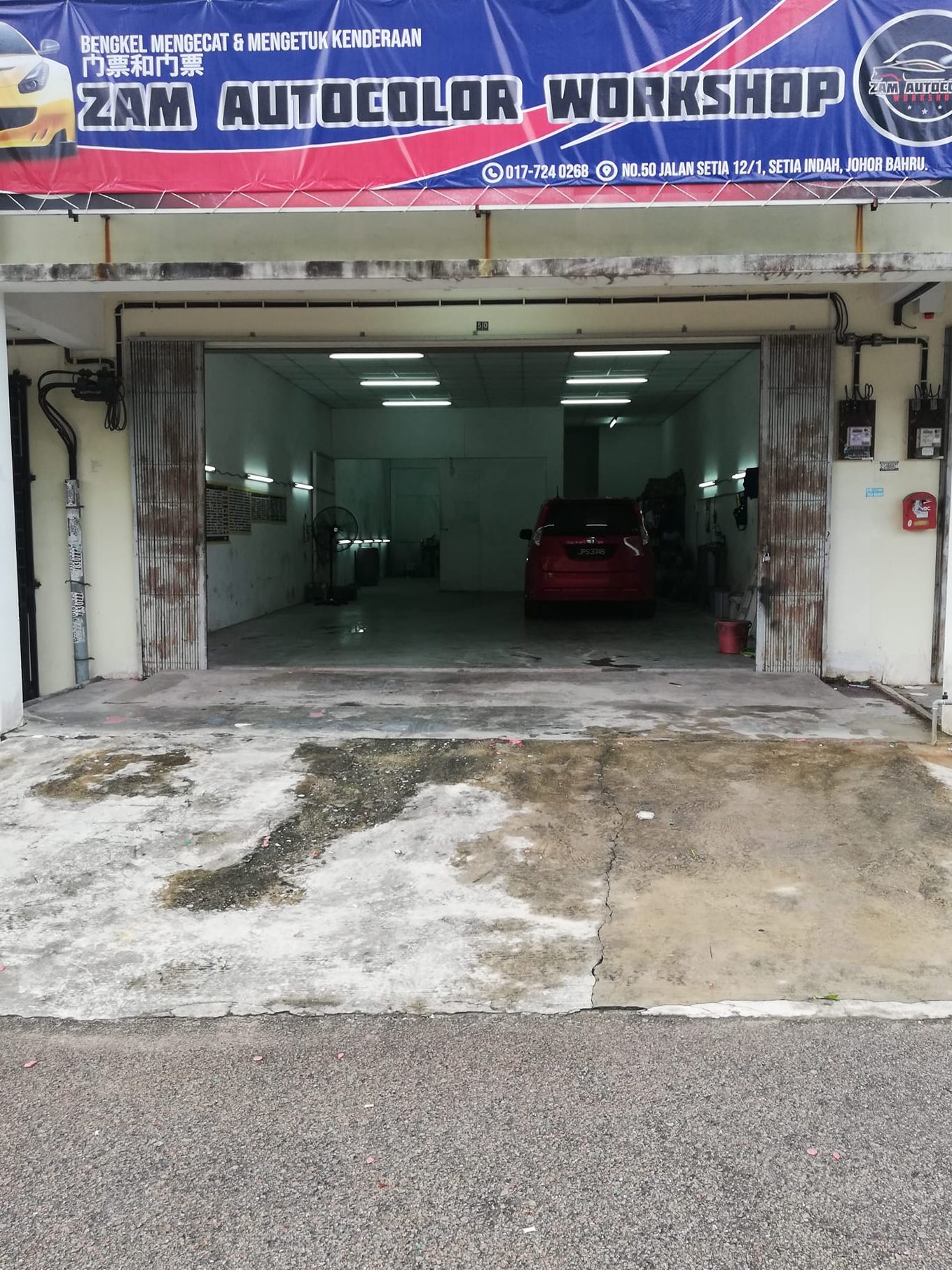 kedai cat kereta terbaik di daerah johor baharu