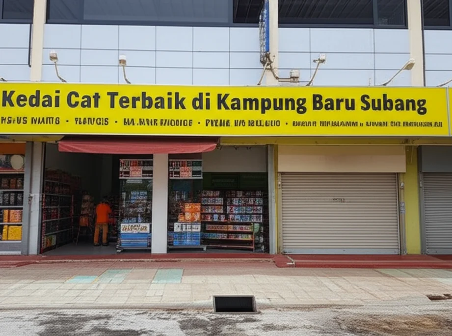 kedai cat kereta terbaik di kampung baru subang