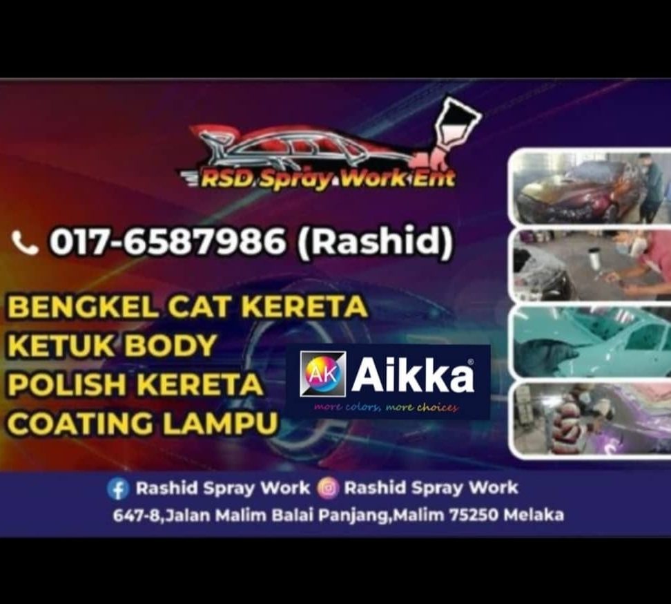 kedai cat kereta terbaik di malacca 1