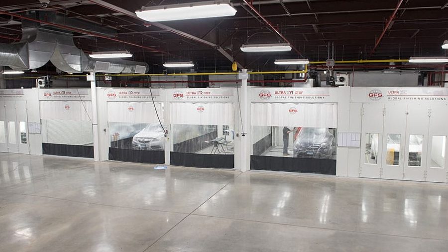 system paint body shop